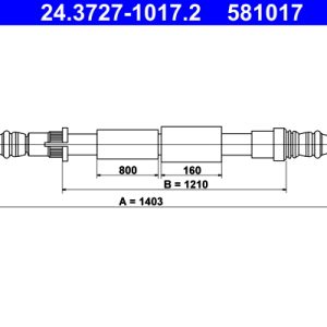 Cablu frana de parcare ATE 24.3727-1017.2 – RENAULT | AutoRival