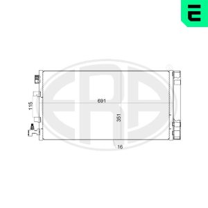 Condensator climatizare ERA 667155 – RENAULT | AutoRival