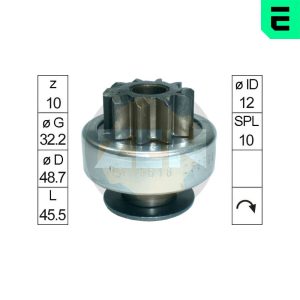 Cuplaj unisens demaror ERA ZN1618 – RENAULT | AutoRival