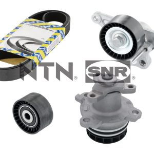 Pompa apa + Set curea transmisie cu caneluri SNR KAP855.240 – RENAULT | AutoRival
