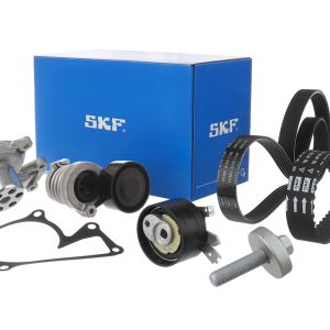 Pompa de apa + set curea dintata / trapezoidala SKF VKMC 16001