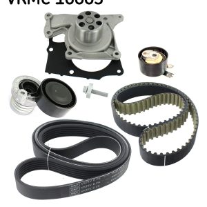 Pompa de apa + set curea dintata / trapezoidala SKF VKMC 16003