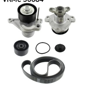 Pompa apa + Set curea transmisie cu caneluri SKF VKMC 36084