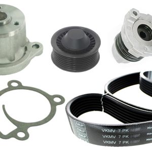 Pompa apa + Set curea transmisie cu caneluri SKF VKMC 62182