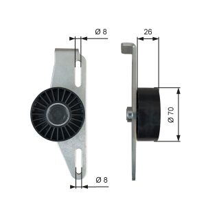 Intinzator curea distributie GATES T39393 – RENAULT | AutoRival