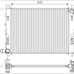 Radiator racire motor VALEO 701120 – RENAULT | AutoRival