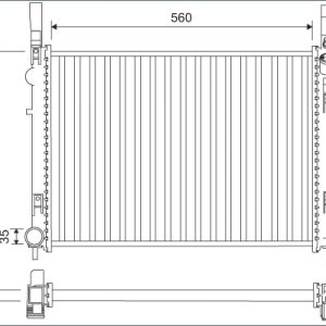 Radiator racire motor VALEO 701157 – RENAULT | AutoRival