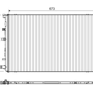 Radiator racire motor VALEO 701395 – RENAULT | AutoRival