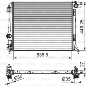 Radiator racire motor VALEO 701662 – RENAULT | AutoRival