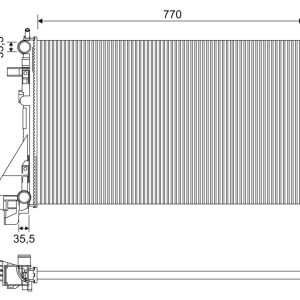 Radiator racire motor VALEO 701952 – RENAULT | AutoRival