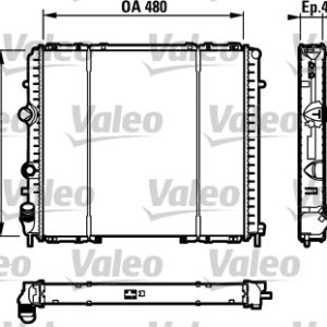 Radiator racire motor VALEO 732072 – RENAULT | AutoRival