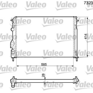 Radiator racire motor VALEO 732316 – RENAULT | AutoRival