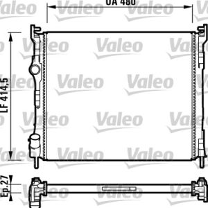 Radiator racire motor VALEO 732737 – RENAULT | AutoRival