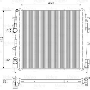 Radiator racire motor VALEO 734922 – RENAULT | AutoRival