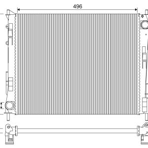 Radiator racire motor VALEO 735135 – RENAULT | AutoRival