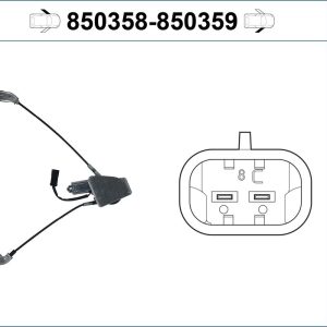 Mecanism actionare geam VALEO 850358 – RENAULT | AutoRival