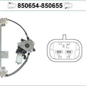 Mecanism actionare geam VALEO 850654 – RENAULT | AutoRival