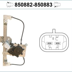 Mecanism actionare geam VALEO 850882 – RENAULT | AutoRival