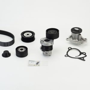 Pompa apa + Set curea transmisie cu caneluri CONTITECH 7PK1605WP1 – RENAULT | AutoRival