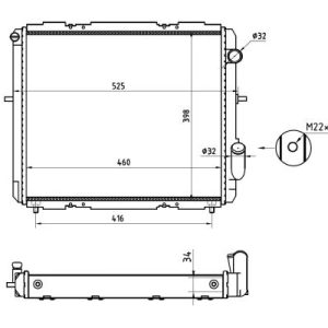 Radiator racire motor NRF 507345A – RENAULT | AutoRival