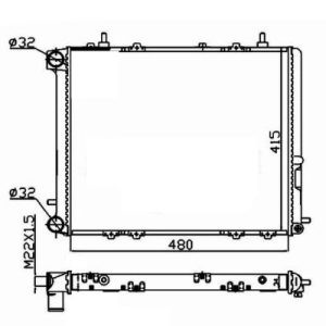 Radiator racire motor NRF 507352A – RENAULT | AutoRival