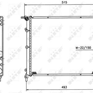 Radiator racire motor NRF 516259 – RENAULT | AutoRival