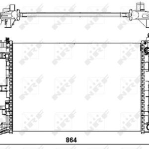 Radiator racire motor NRF 53066 – RENAULT | AutoRival