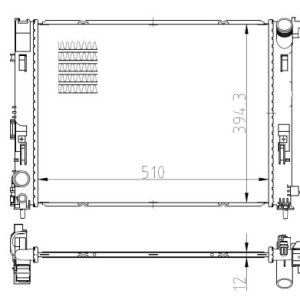 Radiator racire motor NRF 550038 – RENAULT | AutoRival