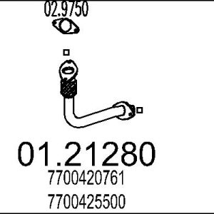 Racord evacuare MTS 01.21280 – RENAULT | AutoRival
