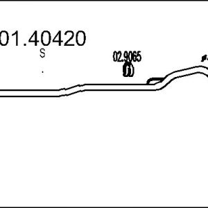 Racord evacuare MTS 01.40420 – RENAULT | AutoRival