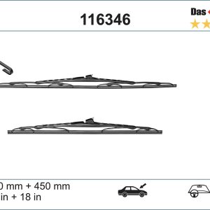 Lamela stergator SWF 116346 – RENAULT | AutoRival