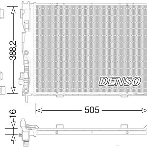 Radiator racire motor DENSO DRM23035 – RENAULT | AutoRival