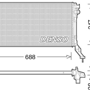 Radiator racire motor DENSO DRM23039 – RENAULT | AutoRival