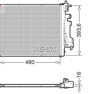 Radiator racire motor DENSO DRM23113 – RENAULT | AutoRival