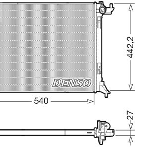 Radiator racire motor DENSO DRM23115 – RENAULT | AutoRival