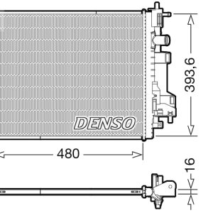 Radiator racire motor DENSO DRM23117 – RENAULT | AutoRival