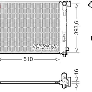 Radiator racire motor DENSO DRM46103 – RENAULT | AutoRival