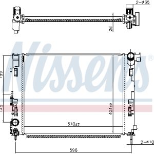 Radiator racire motor NISSENS 607086 – RENAULT | AutoRival
