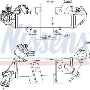 Radiator recirculare gaze de esapament NISSENS 989389 – RENAULT | AutoRival