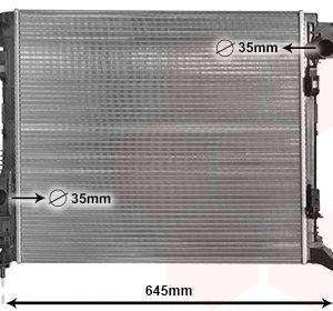 Radiator racire motor VAN WEZEL 13012704 – RENAULT | AutoRival