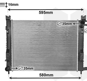 Radiator racire motor VAN WEZEL 15002007 – RENAULT | AutoRival