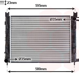 Radiator racire motor VAN WEZEL 15012007 – RENAULT | AutoRival