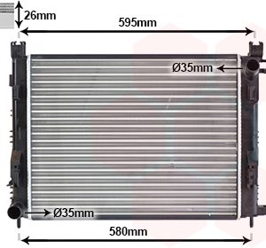 Radiator racire motor VAN WEZEL 15012008 – RENAULT | AutoRival