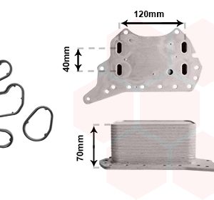 Radiator ulei motor VAN WEZEL 33013701 – RENAULT | AutoRival