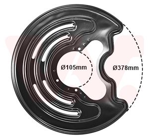 Protectie stropire disc frana VAN WEZEL 3794373 – RENAULT | AutoRival
