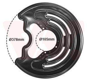 Protectie stropire disc frana VAN WEZEL 3794374 – RENAULT | AutoRival