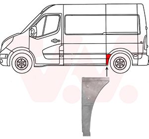 Panou lateral VAN WEZEL 3799141 – RENAULT | AutoRival