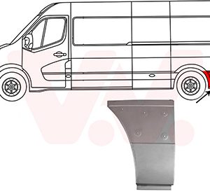 Panou lateral VAN WEZEL 3799143 – RENAULT | AutoRival