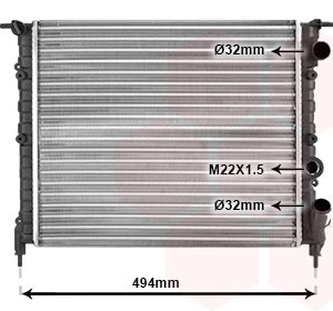 Radiator racire motor VAN WEZEL 43002043 – RENAULT | AutoRival