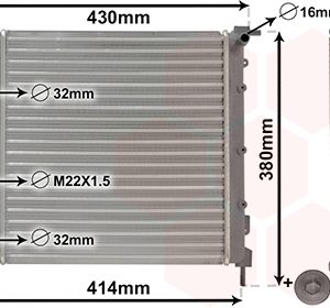 Radiator racire motor VAN WEZEL 43002261 – RENAULT | AutoRival